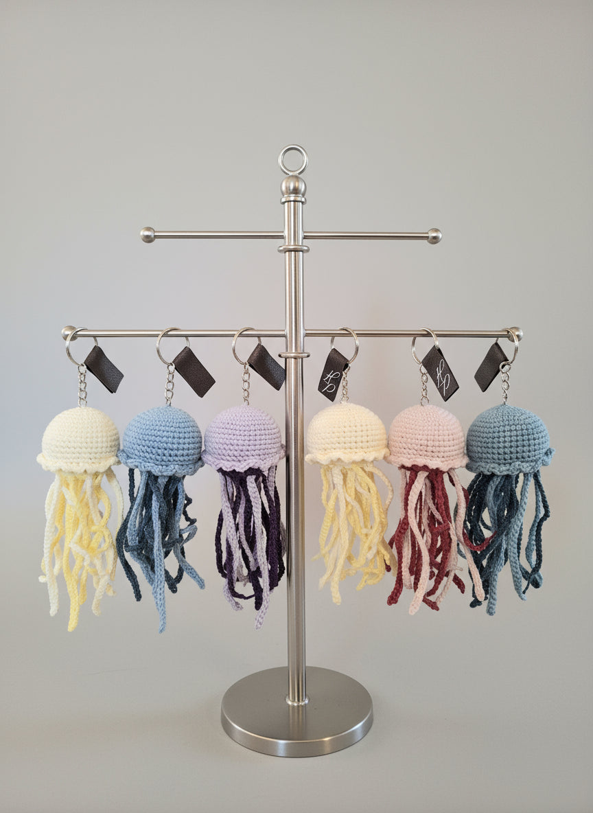 Jellyfish Keychain